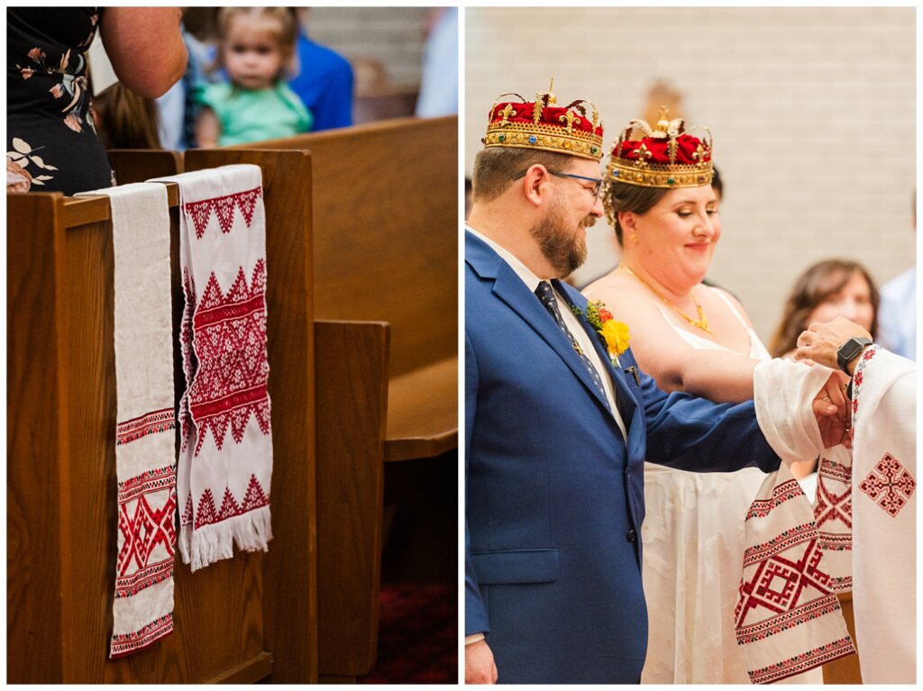 Paul & Lubomyra - Ukrainian Wedding - 19 - Custom embroided rushnyk