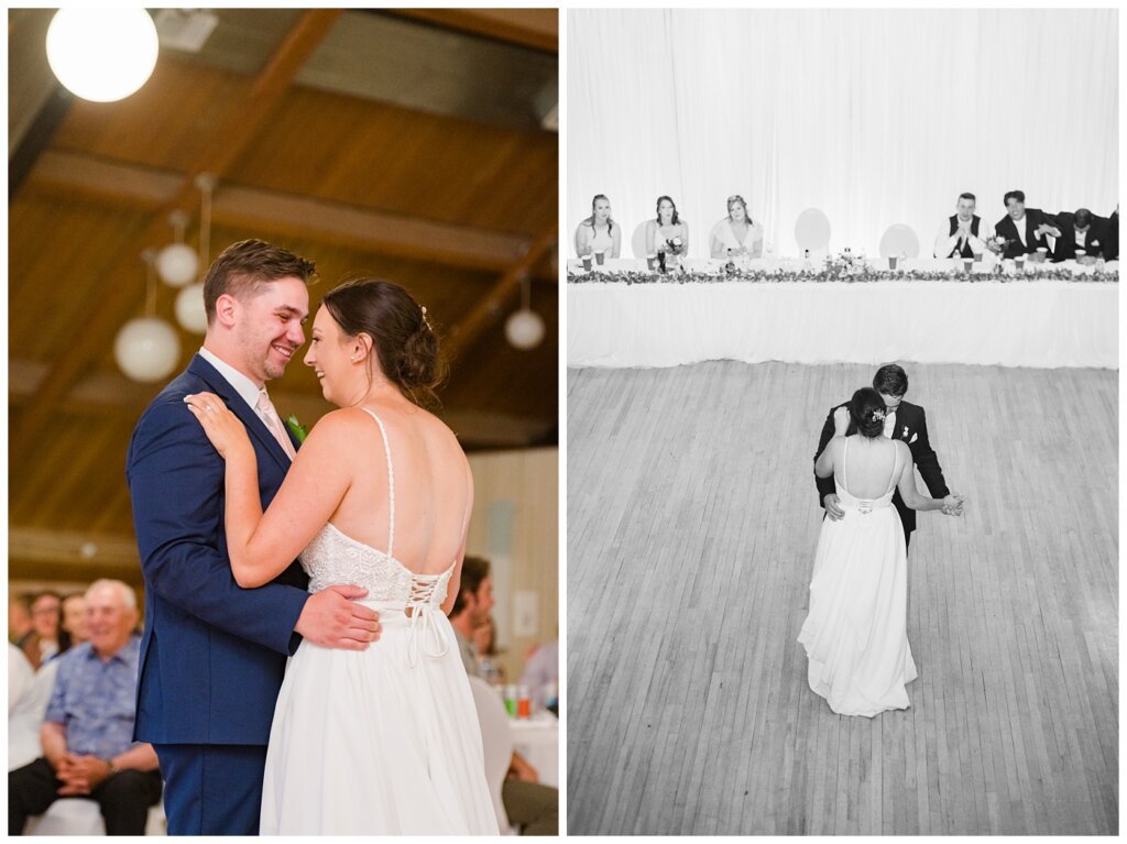 Tris & Jana - Lumsden Wedding - 36 - Bride & Groom share their first dance