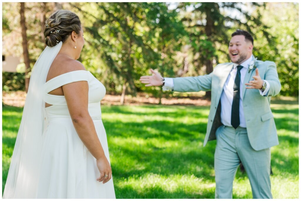 Declan & Katherine - 19 - Regina Wedding - Groom gushes over his bride