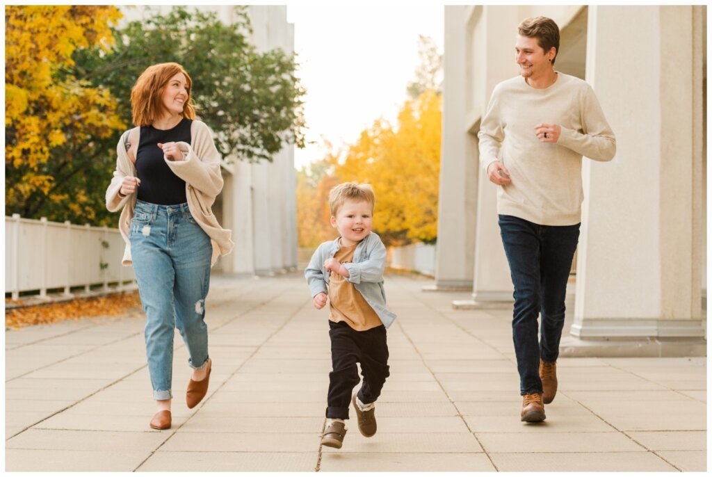 McFie Family - 08 - Regina Family Session Family has a race