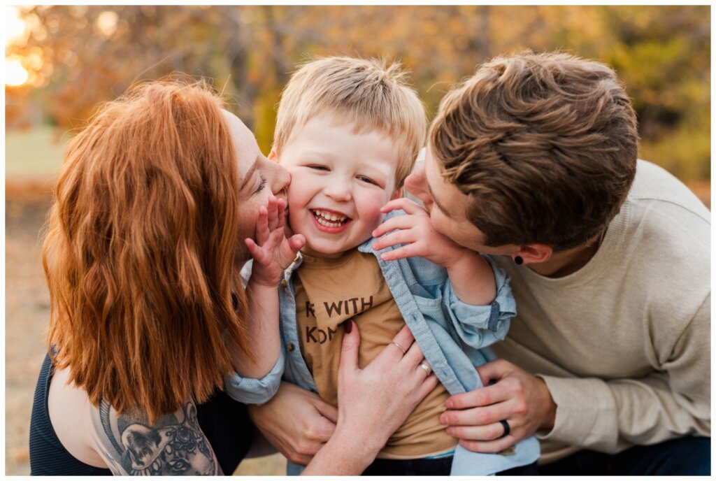 McFie Family - 11 - Regina Family Session Lots of kisses