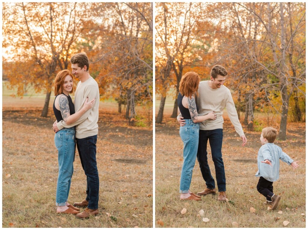 McFie Family - 12 - Regina Family Session A quiet moment for mom and dad