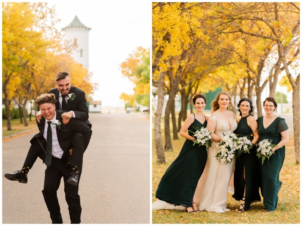 Orrin-Jade-29-Weyburn-Wedding-Groomsmen-gives-groom-a-piggyback