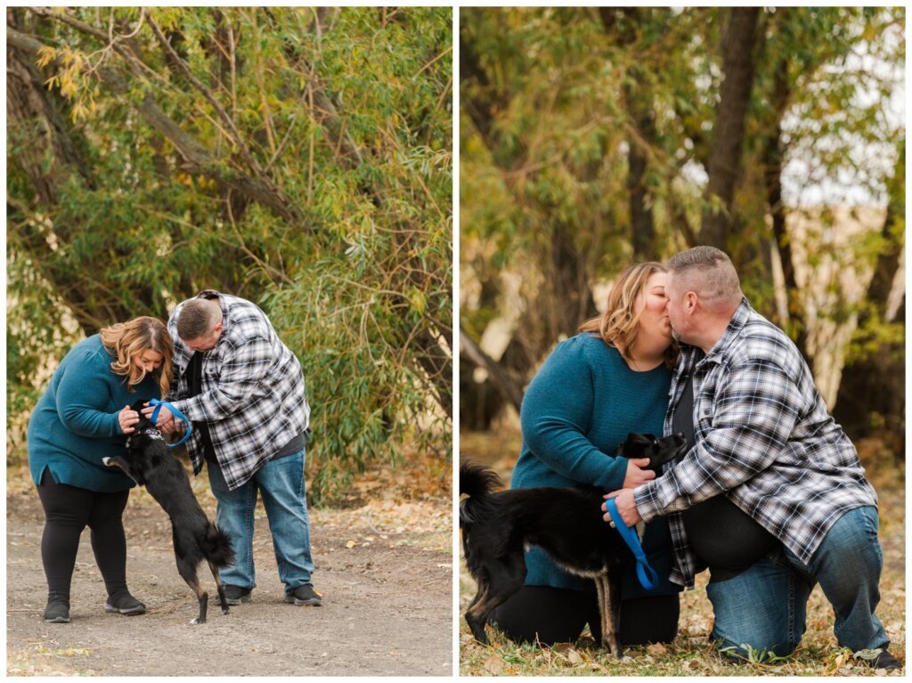 Scott & Ashley - 01 - Couple play with their dog in the park