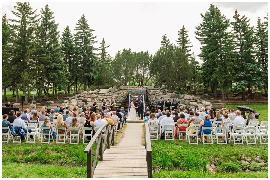 Jared & Haley - 14 - June Wedding Ceremony at Kiwanis Waterfall Park