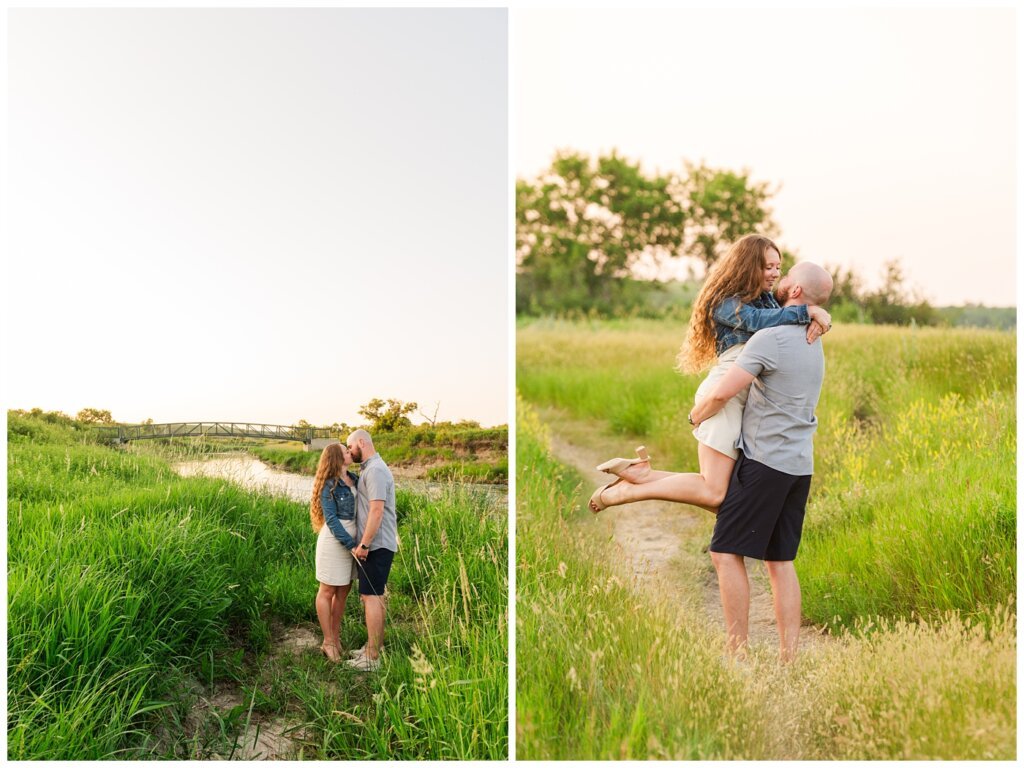 Spencer & Taylor - 06 - Wascana Trails bridge with couple