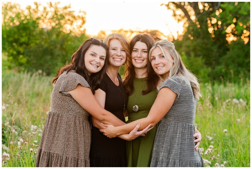 Strachan & McPhee Extended Family - Wascana Habitat Conservation Area - 11 - Adult sisters hugging