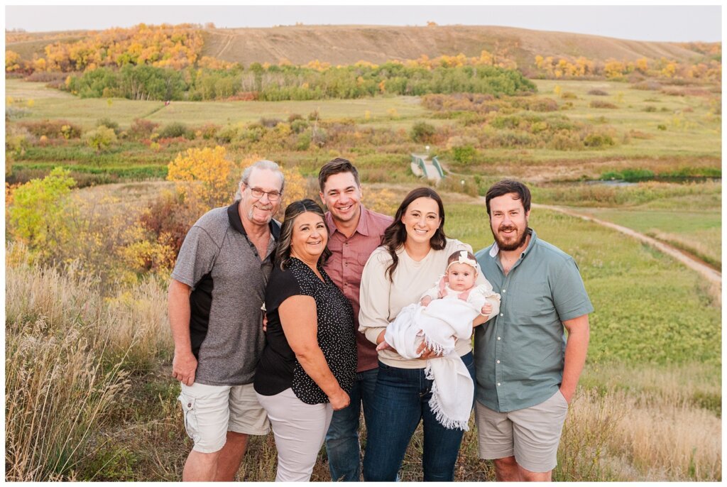 Hachkewich Family - Wascana Trails - 14 - Family stands overlooking the valley