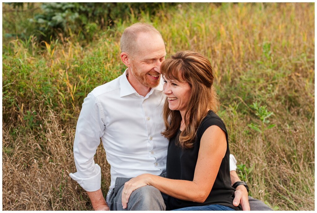 Schoenroth Family - AE Wilson Park - 06 - Husband adores his wife