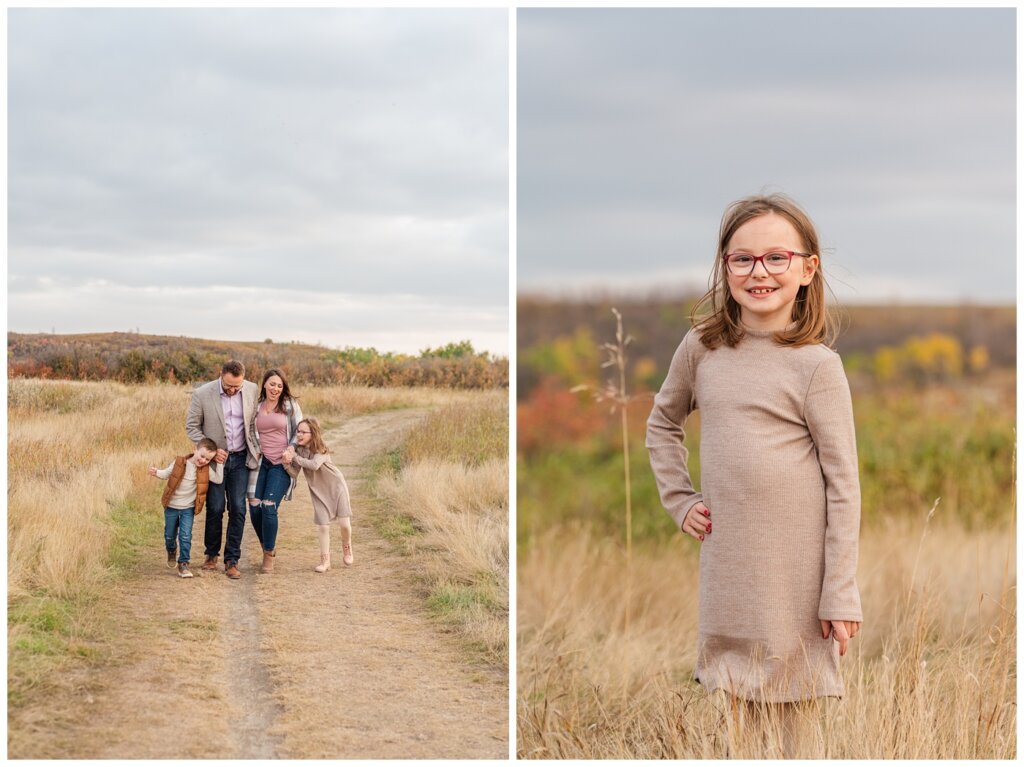 Zurowski Family - Wascana Trails - 03 - Holding hands walking down the path