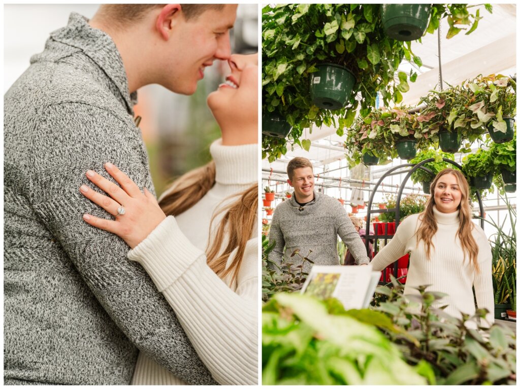 Michael & Briana - Engagement Session - 13 - Dutch Growers - Close up of ring from Clean Origin