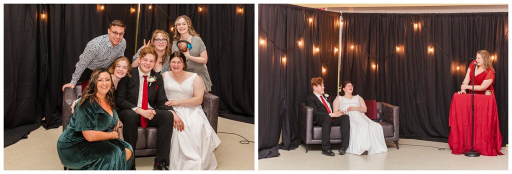 Kenneth & Marrick - Regina Winter Wedding - Christ the King Parish - 026- Couch photos with bride & groom