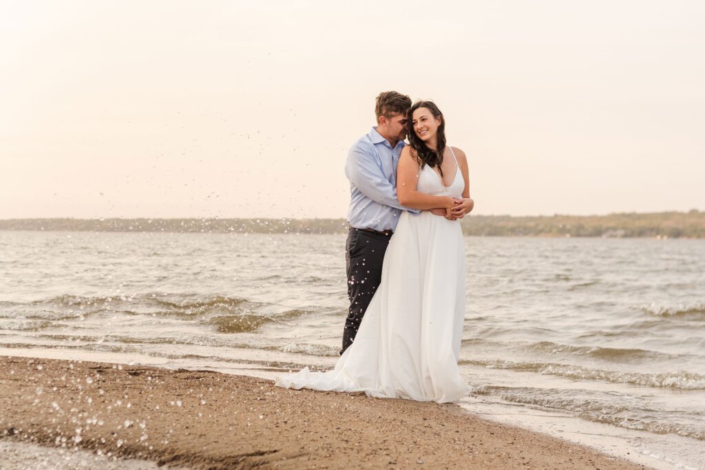 Beach elopement - Regina eloping photographers