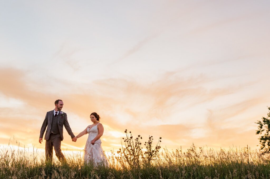 Elopement Photography - Walk at sunset