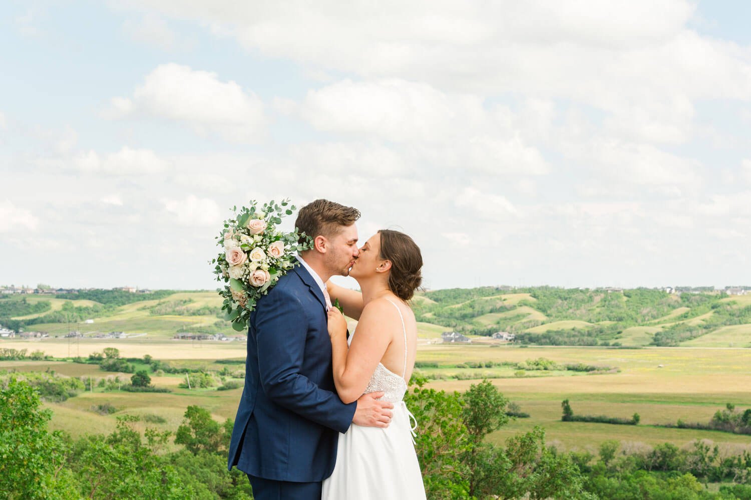 Wedding Elopement-Open Valley with Couple