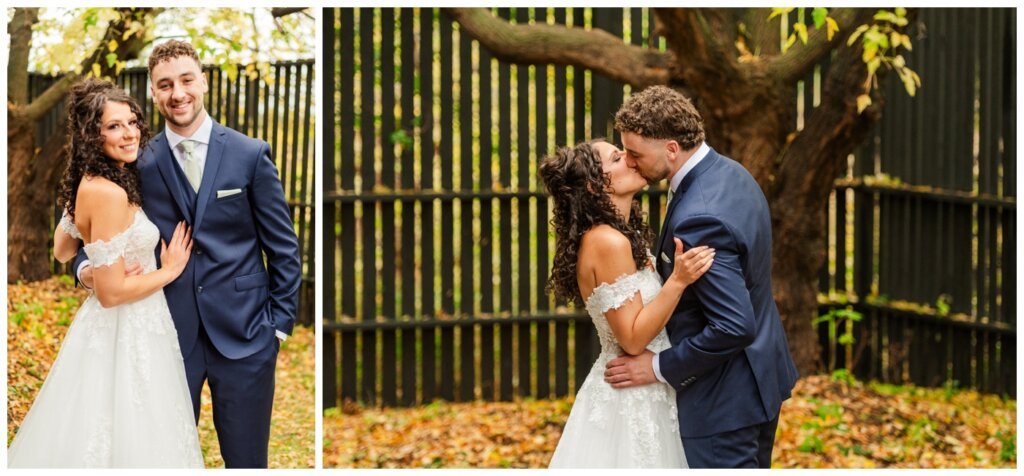 Blayde & Hanna - Regina Wedding Photographer - 012 - Bride & Groom share a kiss