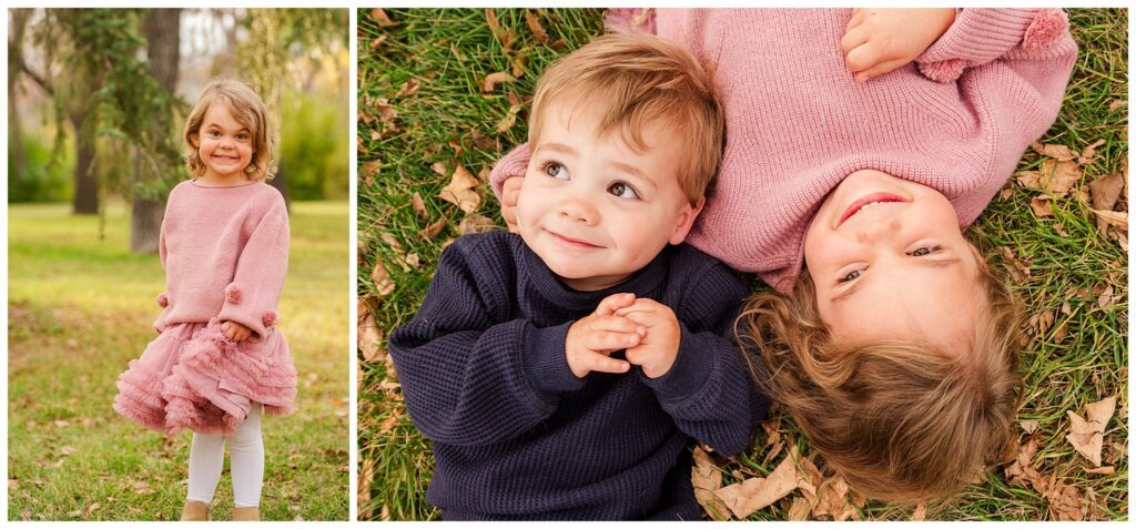 Filby Family - Wascana Park - 004 - Little girl in blush outfit