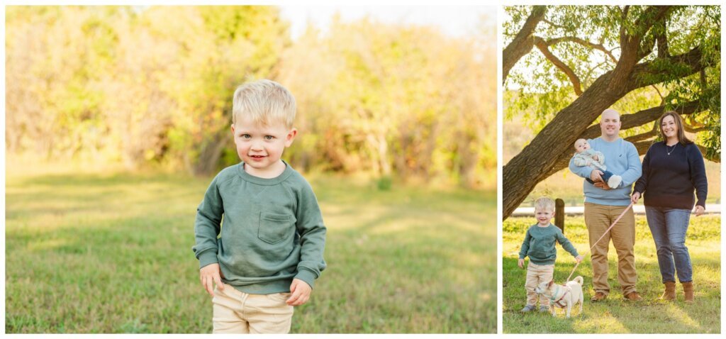 Munroe Family - Regina Family Photography - 001 - Little boy in green shirt