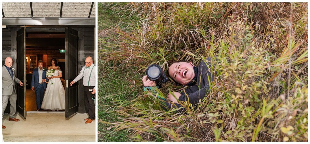 Behind the Scenes of CCP - Regina Wedding Photographer - 005 - Photographer falls down