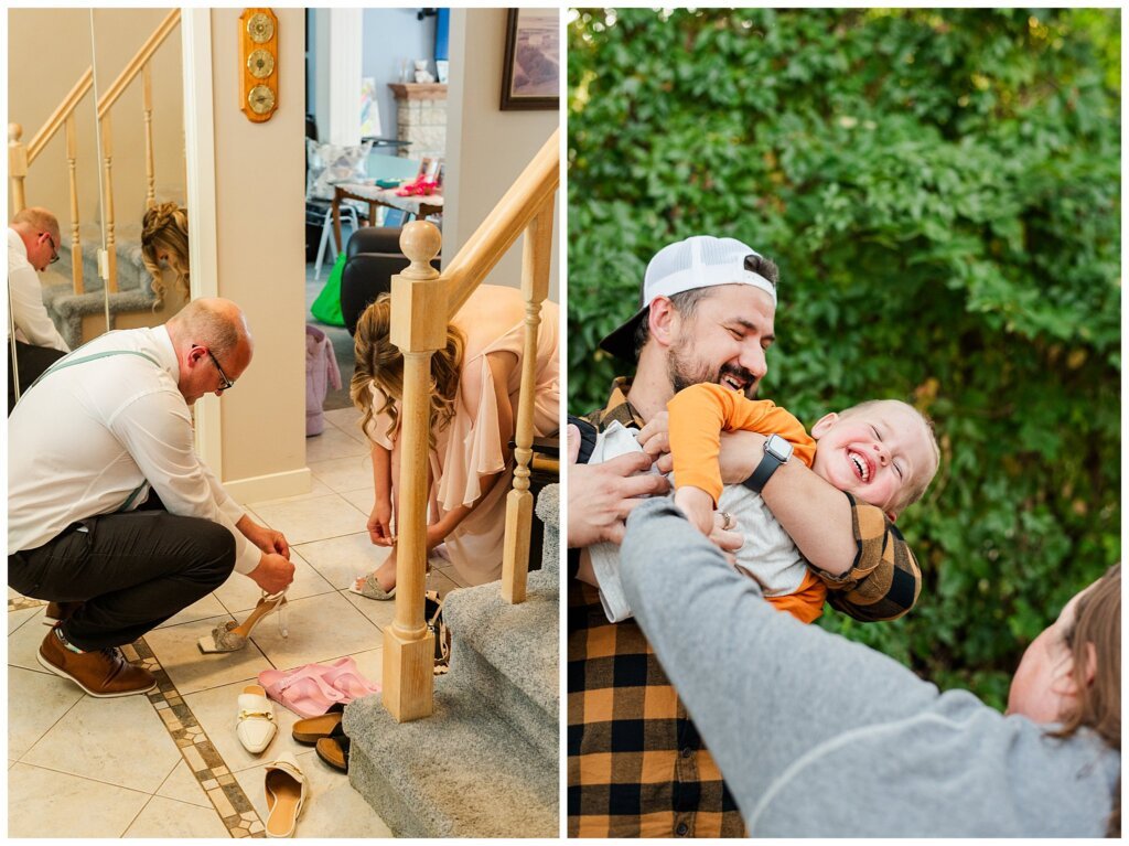 Behind the Scenes of CCP - Regina Wedding Photographer - 008 - Little boy gets tickled