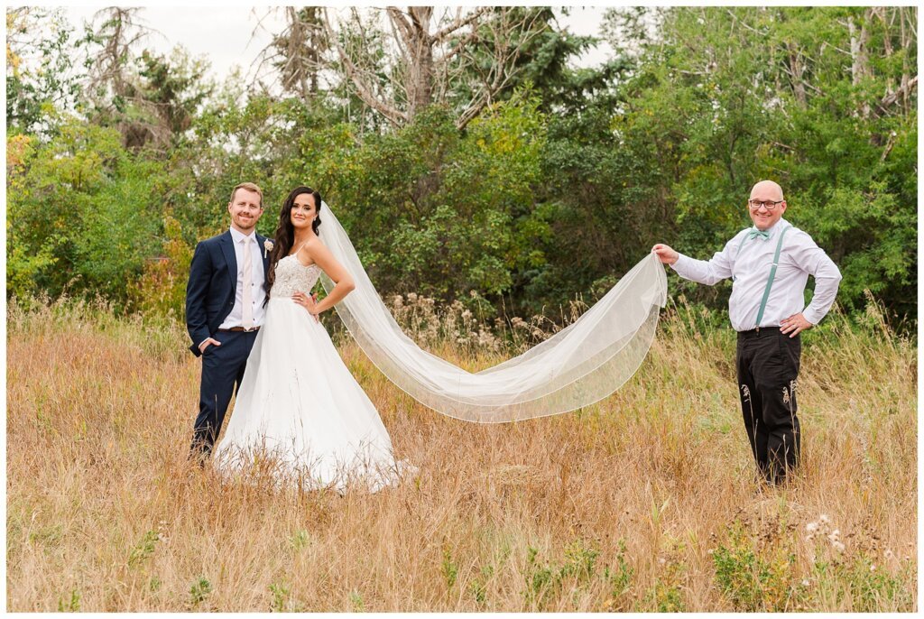 Behind the Scenes of CCP - Regina Wedding Photographer - 012 - Photographer waits to toss veil